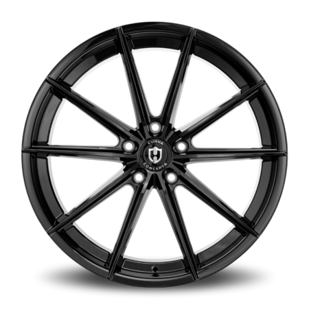 Curva Concepts CFF46-221051124073BLK – CFF46 22×10.5 5×112 40 73.1 Gloss Black