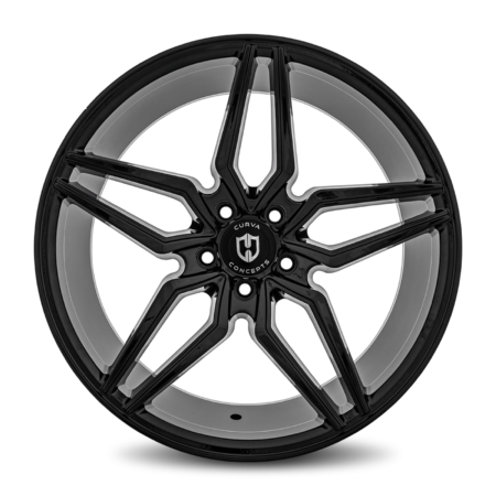 Curva Concepts C25-2010BLNK4073BLK – C25 20×10 Blank 40 73.1 Gloss Black