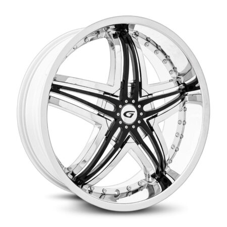 Diablo Wheels G1-229BLNK1373 – Gianna Blitz 22×9.5 Chrome