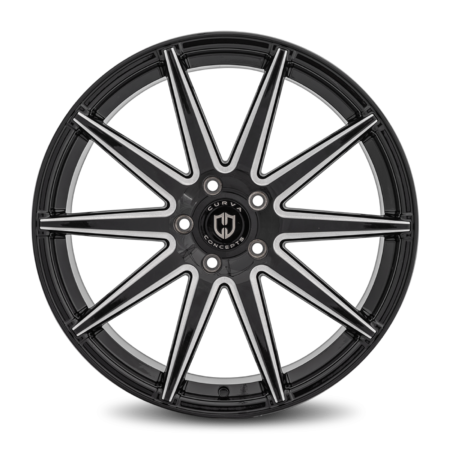 Curva Concepts C49-2090BLNK3073BMW – C49 20×9 Blank 30 73.1 Gloss Black Milled