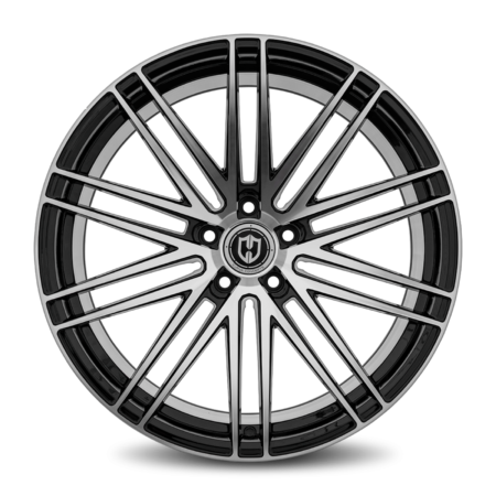 Curva Concepts CFF50-2090BLNK3573BMF – CFF50 20×9 Blank 35 73.1 Gloss Black Machine Face