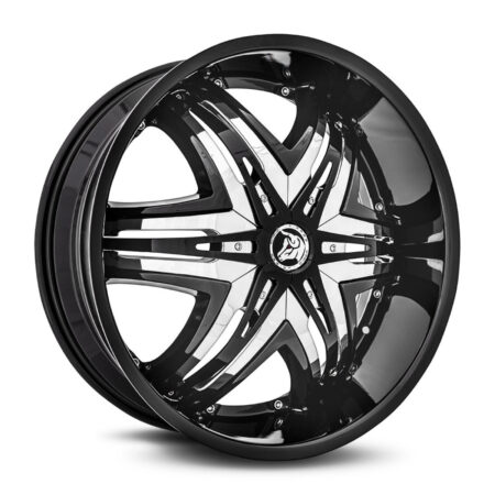 Diablo Wheels DE-228BLNK3873B – Diablo Elite 22×8.5 Gloss Black