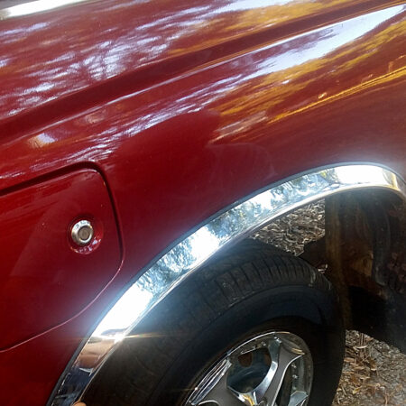 APS FT20O-TAC952W – 2-Inch Polished Stainless Steel Fender Trim Set