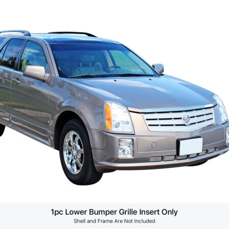APS GR01FEC62S – Polished Stainless Steel Horizontal Billet Lower Bumper Grille