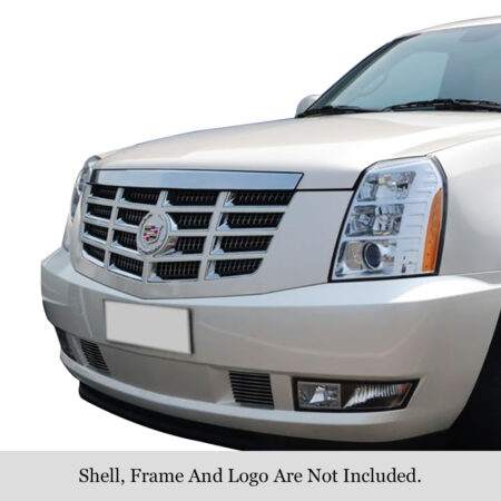 APS GR01FFD82J – Black Stainless Steel Horizontal Billet Tow Hook Grille