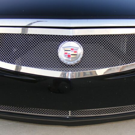 APS GR01GGI22T – Polished Wire Mesh Main Upper & Lower Bumper Grille