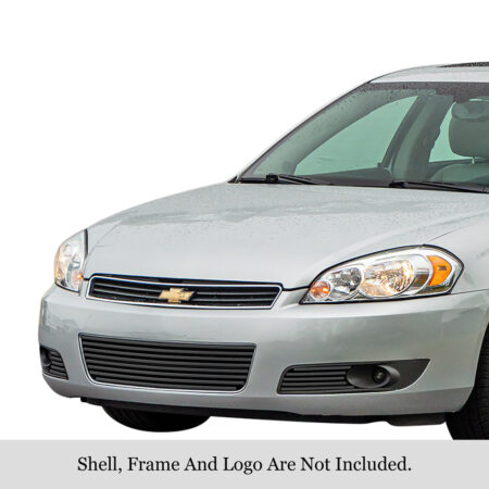 APS GR03FEG44J – Black Stainless Steel Horizontal Billet Lower Bumper Grille