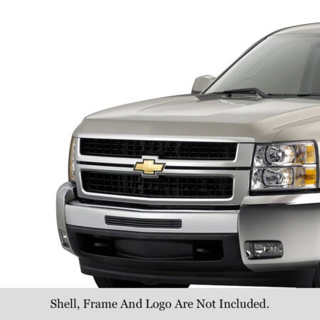 APS GR03FEG75J – Black Stainless Steel Horizontal Billet Top Bumper Grille