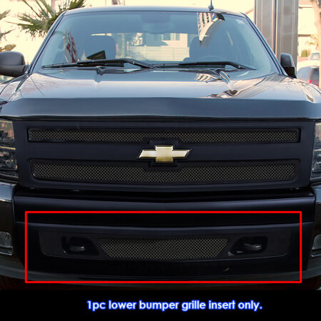 APS GR03GEG67H – Black Wire Mesh Lower Bumper Grille