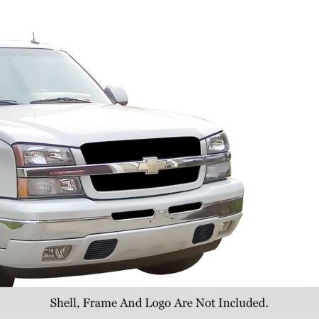 APS GR03HEC03J – Black Stainless Steel Horizontal Billet Tow Hook Grille