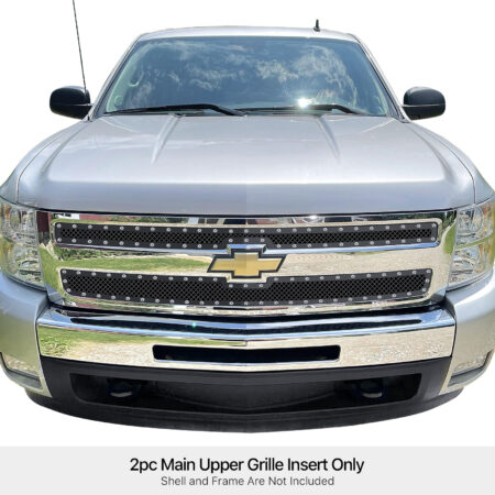APS GR03LEA70H – Black Rivet Style Wire Mesh Main Upper Grille