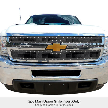 APS GR03LEA73H – Black Rivet Style Wire Mesh Main Upper Grille