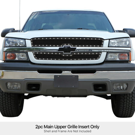APS GR03LEG17H – Black Rivet Style Wire Mesh Main Upper Grille