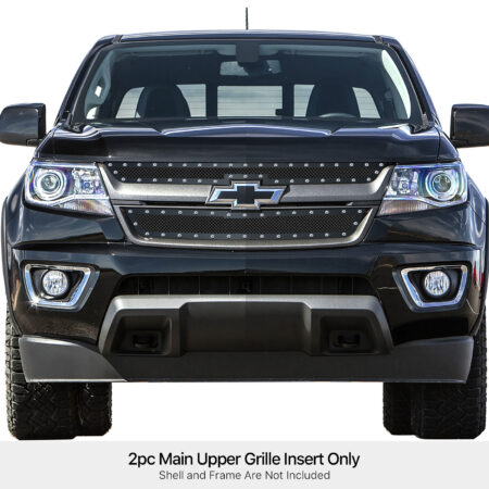 APS GR03LFC16H – Black Rivet Style Wire Mesh Main Upper Grille
