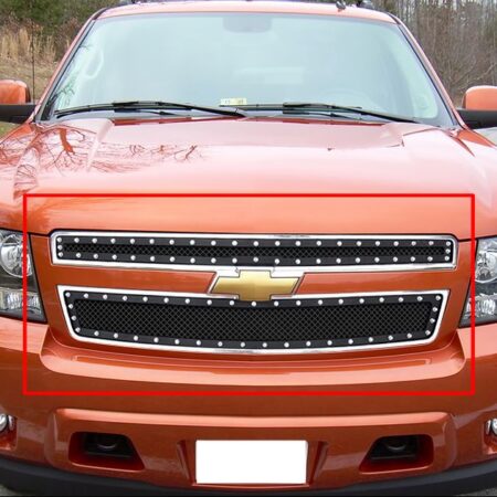 APS GR03LFD51H – Black Rivet Style Wire Mesh Main Upper Grille