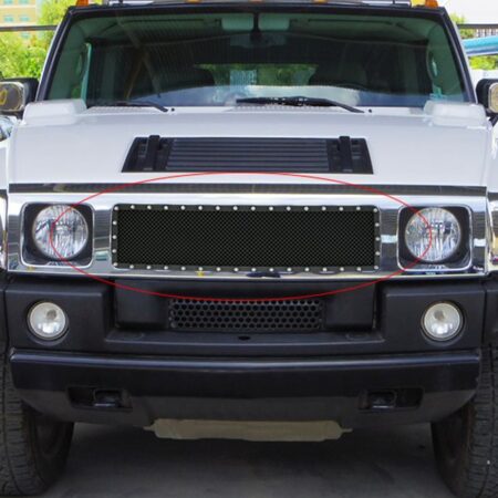 APS GR03LFE79H – Black Rivet Style Wire Mesh Main Upper Grille