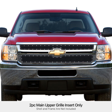 APS GR03LFH31H – Black Rivet Style Wire Mesh Main Upper Grille