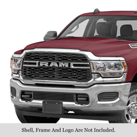 APS GR04FEJ32J – Black Stainless Steel Horizontal Billet Lower Bumper Grille