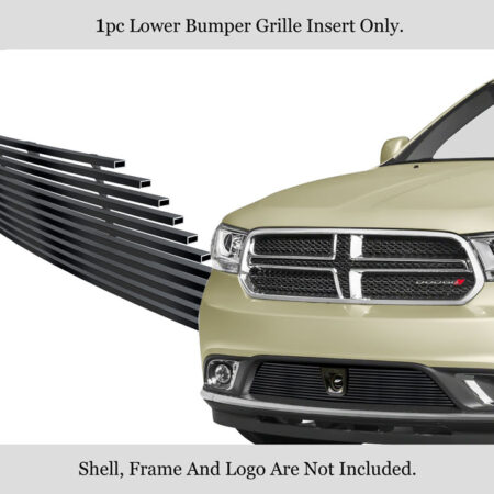 APS GR04FFC48J – Black Stainless Steel Horizontal Billet Lower Bumper Grille