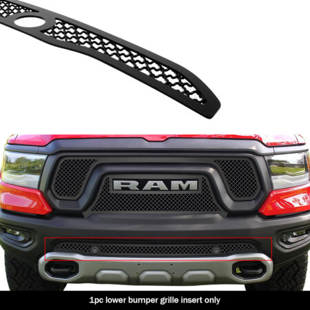 APS GR04GEB05K – Black Wire Mesh Lower Bumper Grille