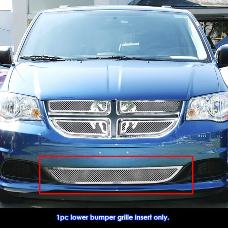 APS GR04GFH67T – Polished Wire Mesh Lower Bumper Grille