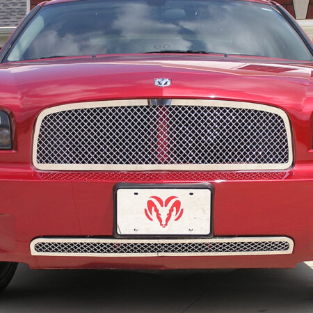 APS GR04GGH89S – Polished Wire Mesh Main Upper & Lower Bumper Grille