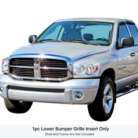APS GR04HEC19J – Black Stainless Steel Horizontal Billet Lower Bumper Grille