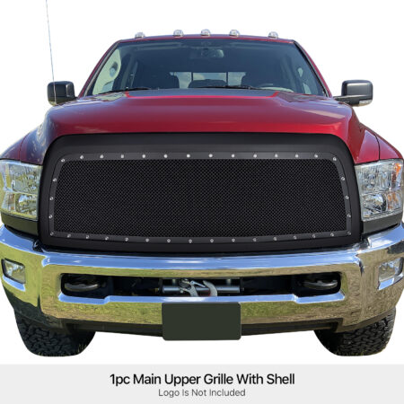 APS GR04PFH79H – Black Rivet Style Wire Mesh Main Upper Grille