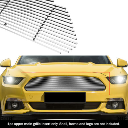 APS GR06FFD02A – Main Upper Polished Aluminum Horizontal Billet Grille