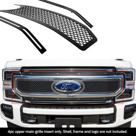 APS GR06GEA96K – Black Wire Mesh Main Upper Grille