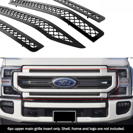 APS GR06GEJ80K – Black Wire Mesh Main Upper Grille