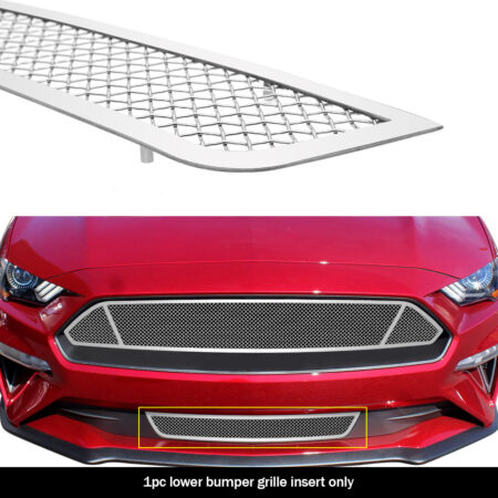 APS GR06GFD07T – Polished Wire Mesh Lower Bumper Grille