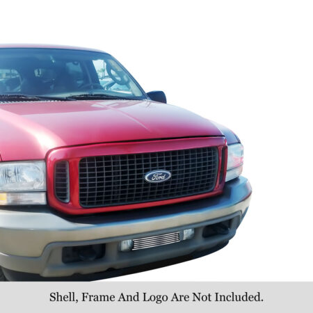 APS GR06HEC98S – Polished Stainless Steel Horizontal Billet Lower Bumper Grille