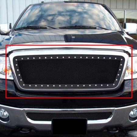 APS GR06LEH15H – Black Rivet Style Wire Mesh Main Upper Grille