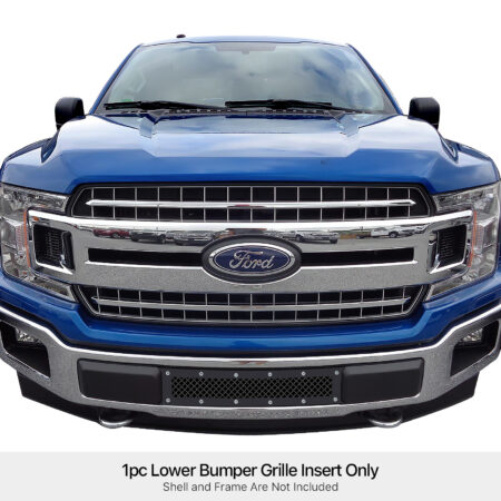 APS GR06LFD01K – Black Rivet Style Wire Mesh Lower Bumper Grille