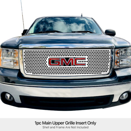 APS GR07DFD74S – Silver Hairline Laser Cut Main Upper Sheet Grille