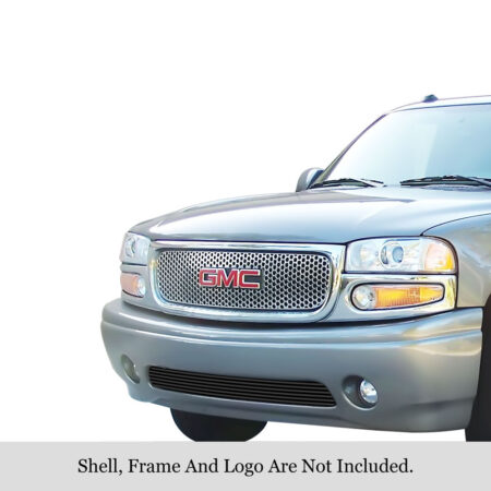 APS GR07HEC70J – Black Stainless Steel Horizontal Billet Lower Bumper Grille
