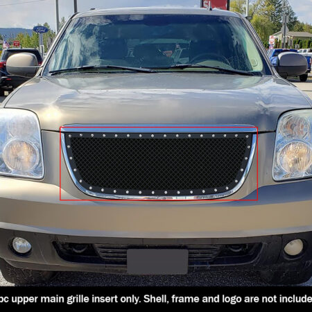 APS GR07LEG79K – Black Rivet Style Wire Mesh Main Upper Grille