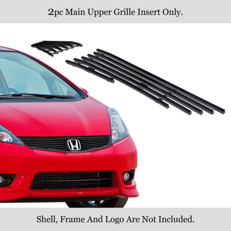 APS GR08FFD26J – Main Upper Black Stainless Steel Horizontal Billet Grille
