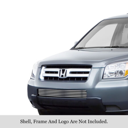 APS GR08FGA30S – Polished Stainless Steel Horizontal Billet Lower Bumper Grille