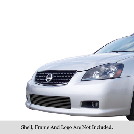 APS GR14FEB68J – Black Stainless Steel Horizontal Billet Lower Bumper Grille