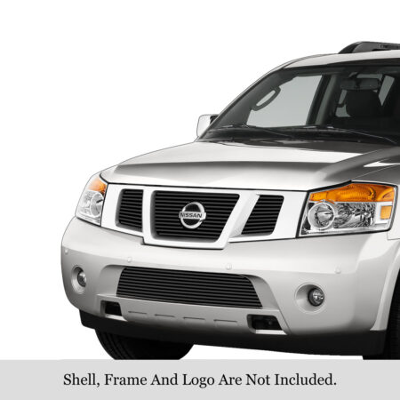 APS GR14FGG79J – Black Stainless Steel Horizontal Billet Main Upper & Lower Bumper Grille