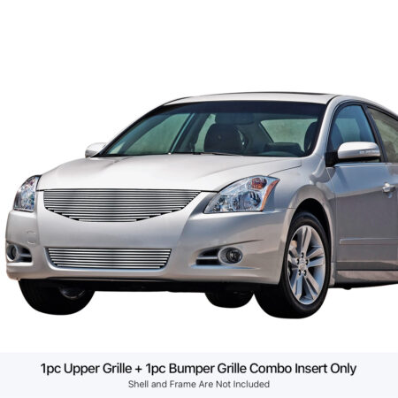 APS GR14HAJ57S – Polished Stainless Steel Horizontal Billet Main Upper & Lower Bumper Grille