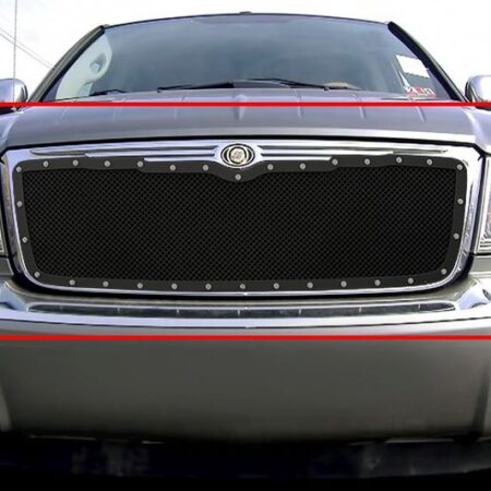 APS GR18LFE27H – Black Rivet Style Wire Mesh Main Upper Grille