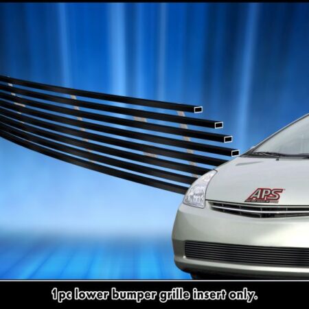 APS GR20FED71J – Black Stainless Steel Horizontal Billet Lower Bumper Grille