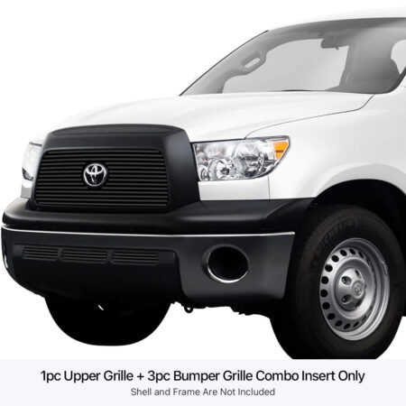 APS GR20FGH41J – Black Stainless Steel Horizontal Billet Main Upper & Lower Bumper Grille
