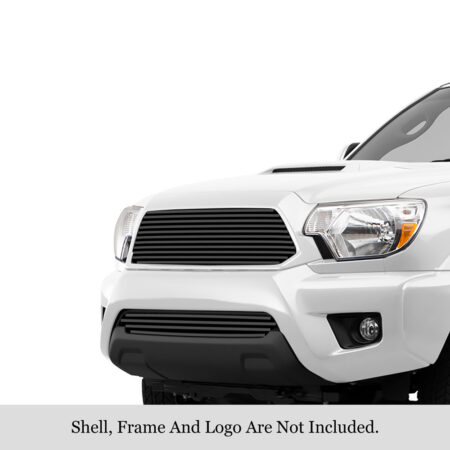APS GR20HAA91J – Black Stainless Steel Horizontal Billet Main Upper & Lower Bumper Grille