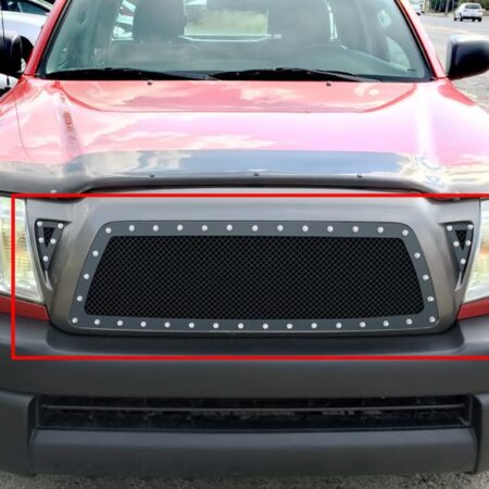 APS GR20LEA72H – Black Rivet Style Wire Mesh Main Upper Grille