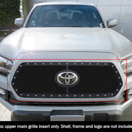 APS GR20LFJ31H – Black Rivet Style Wire Mesh Main Upper Grille