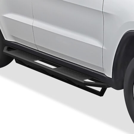 APS IA10SBG7B – Square Type Black Side Armor Side Steps – Pair